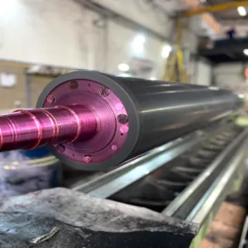 Cilindro de Borracha para Indústria de Celulose